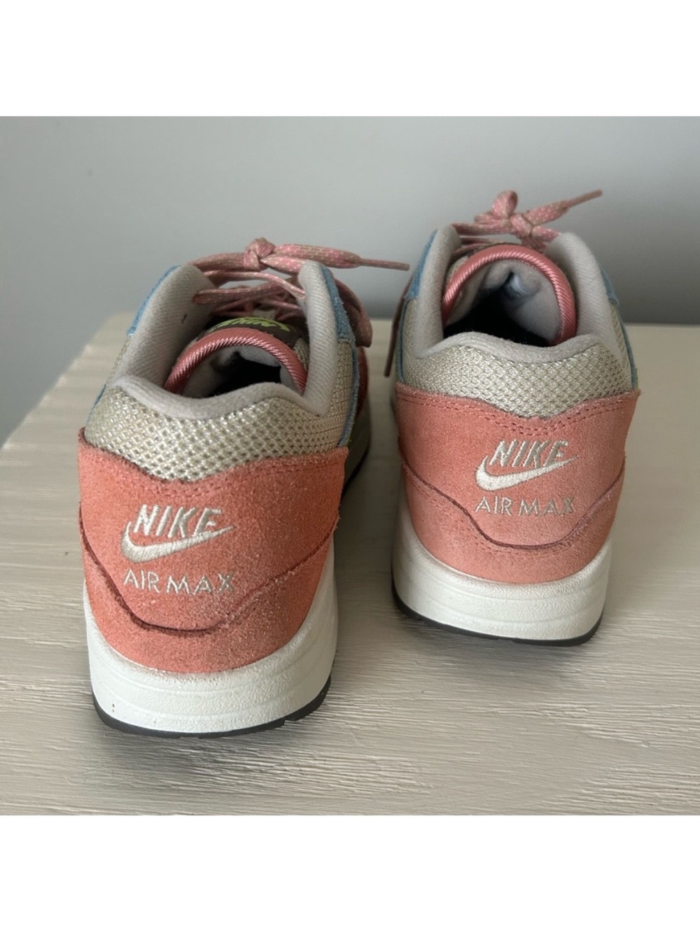 Nike Pastel Multicolor Low-Top Sneakers - Pink, Blue, Green, Cream - Picture 4 of 5